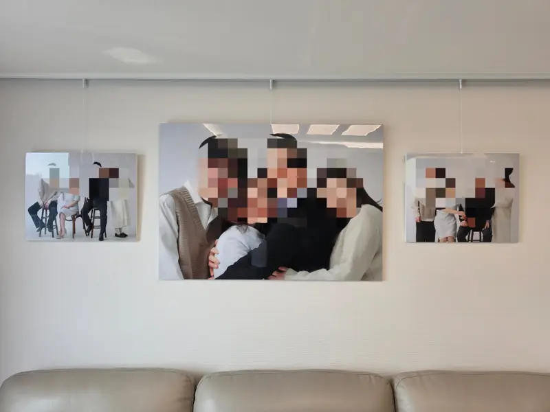 액자레일 설치 업체 시공 사진 4