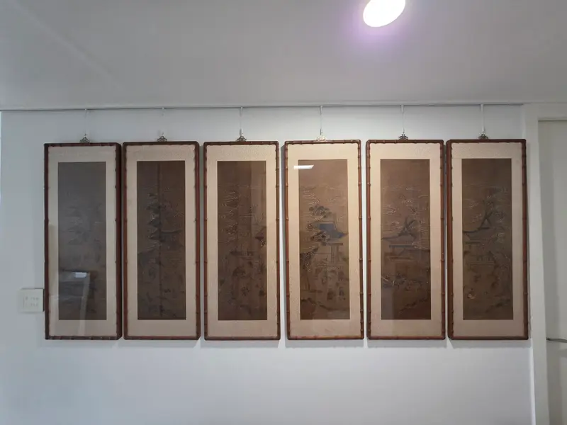 그림 액자레일 설치 시공 사진 6