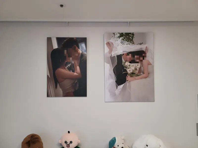 액자레일 설치 업체 시공 사진 5